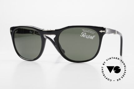 Persol 3028 Folding Faltbare Sonnenbrille Unisex, Persol 3028 Folding: neue markante Faltbrille in 52/22, Passend für Herren und Damen