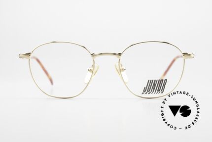 Jean Paul Gaultier 57-3178 22kt Vergoldete Panto Brille, absolute Spitzenqualität (22kt vergoldet; 22kt GP), Passend für Herren und Damen