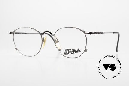 Jean Paul Gaultier 55-0171 High-End Vintage Brille, Designerbrille von Jean Paul Gaultier von ca. 1998, Passend für Herren