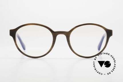 Brillenwerkstatt B6 Handmade in Germany, Luxusbrille, Modell B6-a mit Federscharnieren, Passend für Herren und Damen