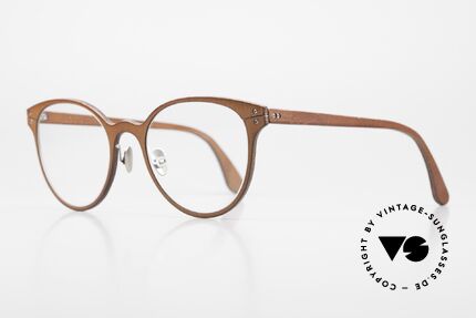 Lucas de Stael Minotaure Thin 05 Luxusbrille Mit Lederüberzug, Luxusmodell mit Leder-Überzug (Connoisseur-Brille), Passend für Damen