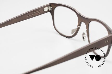 Lucas de Stael Minotaure SM 02 Luxusbrille Echt Kalbsleder, diese Fassung ist beliebig verglasbar (gleitsichtfähig), Passend für Herren