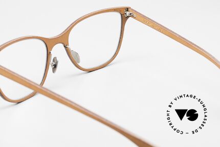 Lucas de Stael Minotaure Thin 04 Damenbrille Mit Leder, Größe: small, Passend für Damen