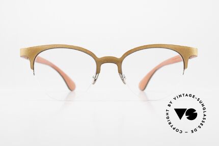 Lucas de Stael Pégase Nylor 12 Nylor-Brille Lederüberzug, eine klassische Designerbrille; handmade in France, Passend für Damen