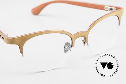 Lucas de Stael Pégase Nylor 12 Nylor-Brille Lederüberzug, ungetragen von 2019; Lieferung in einem de Staël Etui, Passend für Damen