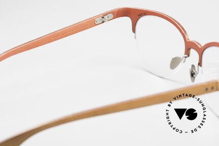 Lucas de Stael Pégase Nylor 12 Nylor-Brille Lederüberzug, diese Fassung ist beliebig verglasbar (gleitsichtfähig), Passend für Damen