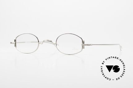 Lunor X 03 PP Platin-Plattierte Fassung, minimalistische LUNOR Brille der alten "X"-Serie, Passend für Herren und Damen