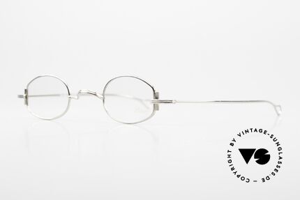 Lunor X 03 PP Platin-Plattierte Fassung, SMALL Größe, Glasbreite: 38,5mm, Glashöhe: 27mm, Passend für Herren und Damen