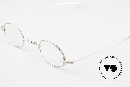 Lunor X 03 PP Platin-Plattierte Fassung, platin-plattiertes Modell X 03 mit anatomischem Steg, Passend für Herren und Damen