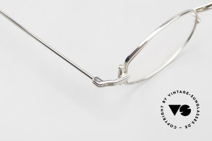 Lunor X 03 PP Platin-Plattierte Fassung, die Front-Form wird als "liegende Tonne" bezeichnet, Passend für Herren und Damen