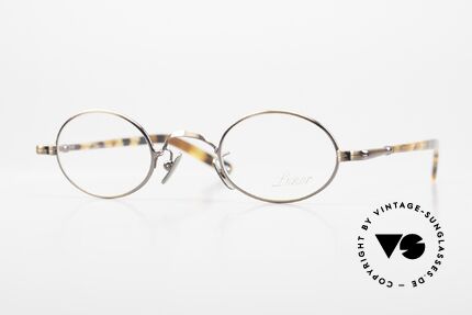 Lunor VA 101 Kleine Ovale Vintage Brille, kleine ovale Lunor Brillenfassung, made in Germany, Passend für Herren und Damen