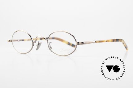 Lunor VA 101 Kleine Ovale Vintage Brille, ohne große Logos; stattdessen mit zeitloser Eleganz, Passend für Herren und Damen