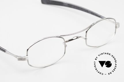 Lunor II A 16 Platin-Plattierte 90er Brille, bekannt für den W-Steg und die schlichten Formen, Passend für Herren und Damen