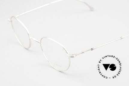 Lunor XX 405 Telescopic Panto Brille Platin Satiniert, Größe 43/23, Bügellänge von 125mm bis 150mm, Passend für Herren und Damen
