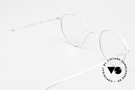 Lunor XX 405 Telescopic Panto Brille Platin Satiniert, DEMO-Gläser können beliebig ausgetauscht werden, Passend für Herren und Damen