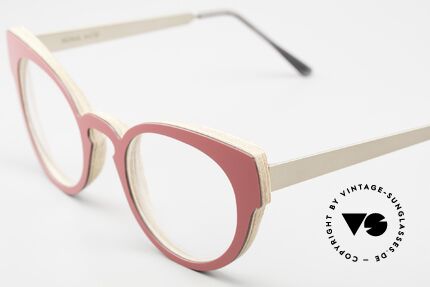 Nina Mur Liliana Echtholzbrille Aus Madrid, daher auch in unserem vintage Brillen Sortiment, Passend für Damen