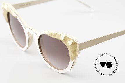 Nina Mur Liliana Damen Sonnenbrille Echtholz, daher auch in unserem vintage Brillen Sortiment, Passend für Damen