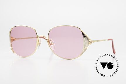 Christian Dior 2362 Damen Sonnenbrille In Pink, luxuriöse Damenbrille aus den 80er Jahren von Dior, Passend für Damen