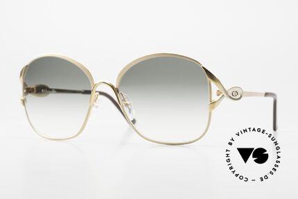 Christian Dior 2141 Designer Damen Sonnenbrille, luxuriöse Dior Damenbrille aus den frühen 1980ern, Passend für Damen