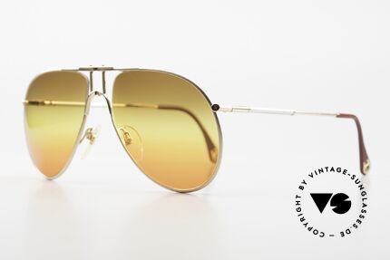 Aigner EA3 1980er Dreifach Verlauf, limitierte Luxus-Sonnenbrille mit Seriennr. 12536, Passend für Herren