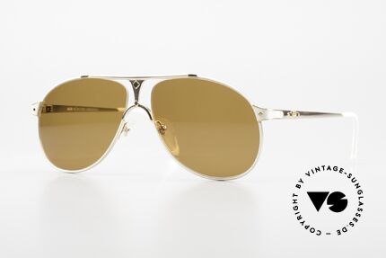 MCM München 11 XL Titanium Sonnenbrille, große MCM Herren-Designerbrille aus den 90ern, Passend für Herren