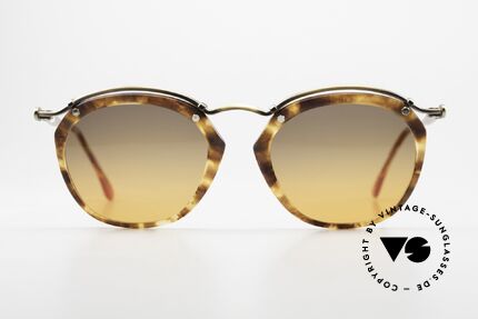 Jean Paul Gaultier 56-1273 True Vintage Sonnenbrille, Gaultiers Interpretation einer Panto-Sonnenbrille, Passend für Herren und Damen