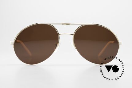 Bugatti 65787 Halb Randlose Sonnenbrille, die Fassung ist halb randlos (mit Nylor Faden), Passend für Herren