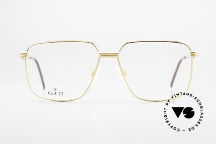 Gucci 1216 Edle 80er Luxus Herren Brille, noble Rarität aus den 1980ern (auffallend elegant), Passend für Herren