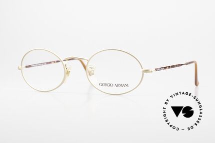 Giorgio Armani 116 90er Designer Brille Fassung, 1990er Jahre vintage Brille von GIORGIO Armani, Passend für Herren und Damen