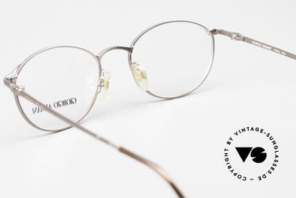 Giorgio Armani 188 Ovale Designerbrille 1990er, DEMOgläser sollten durch optische getauscht werden, Passend für Damen