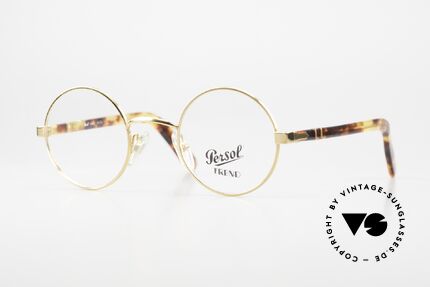 Persol Jabez Runde 90er Vintage Brille, klassische vintage Persol Brille der 90er, Passend für Herren und Damen