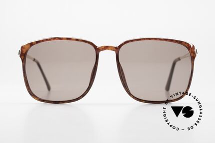 Dunhill 6117 Herren Vintage Sonnenbrille, OPTYL-Front (Gr. 57/15) mit vergoldeten Bügeln, Passend für Herren