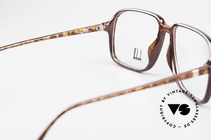 Dunhill 6110 Large Optyl Herrenbrille 80s, KEINE Retrobrille, sondern ein Original; L Gr. 57-14, Passend für Herren