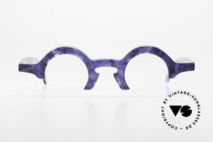 Proksch's A2 90er Brille Halb Rahmenlos, eine echte Proksch-Rarität für Charakterköpfe, Passend für Herren und Damen