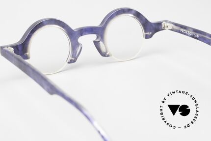 Proksch's A2 90er Brille Halb Rahmenlos, DEMOgläser sind beliebig optisch austauschbar, Passend für Herren und Damen