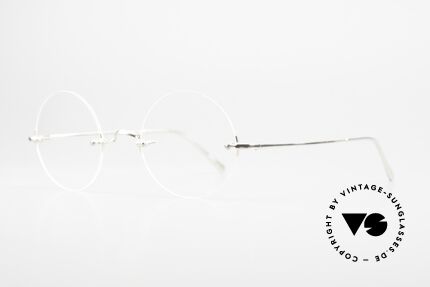 Gernot Lindner GL-401 Randlose Brille Steve Jobs, Gernot Lindner gründete 1991 die Firma LUNOR, Passend für Herren und Damen