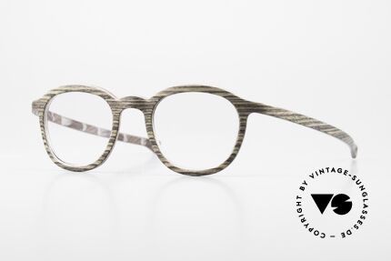 W-Eye 603 Echte Naturbrille Von 2015, W-Eye Holzbrille aus Italien; Größe 45-21, 146mm, Passend für Herren und Damen