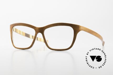 W-Eye 404 Unisex Holzbrille aus Italien Details