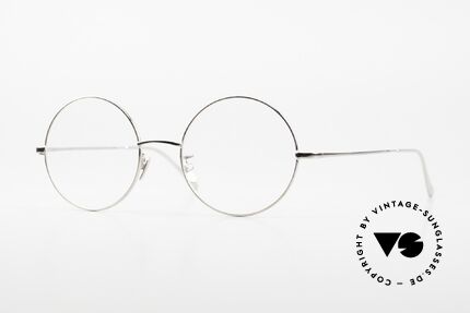 Gernot Lindner GL-304 Runde 925er Silber Brille Details