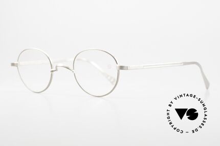 Gernot Lindner GL-I31 925er Silberbrille Zeitlos, gemacht aus 925er Silber & Palladium-gebürstet, Passend für Herren und Damen