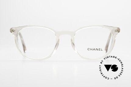Chanel 3364 Designerbrille Kristall, klassische Form in kristall-transparent, unisex Brille, Passend für Herren und Damen