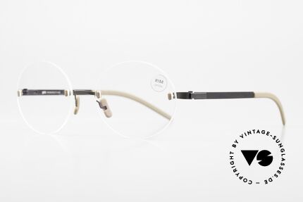 Götti Perspective OR01 Damenbrille & Herrenbrille, zusätzliche "Rim-Option": Fassungsrand aus 3D Druck, Passend für Herren und Damen