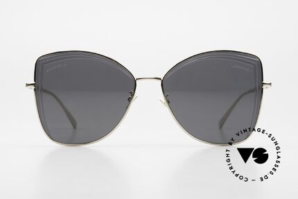 Chanel 4253 Sehr Weibliche Brillenform, zauberhafte Damen-Sonnenbrille, "Butterfly-Design", Passend für Damen