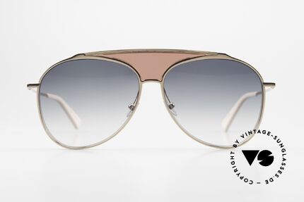 Christian Roth Funker Rosé Gold Titanium Brille, Aviator Sonnenbrille in XL-Größe für Ladies & Gents, Passend für Herren und Damen