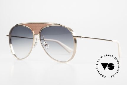 Christian Roth Funker Rosé Gold Titanium Brille, made in Japan Titanium-Rahmen; rosé-gold plattiert, Passend für Herren und Damen