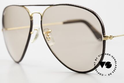 Ray Ban Large Metal II Selbstabdunkelnde Gläser, KEINE Retrobrille, sondern ein kostbares 80er Original, Passend für Herren