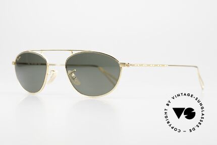 Ray Ban Modified Aviator Toller Vintage Charakter, mit den legendären B&L G15 Gläsern; 100% UV Schutz, Passend für Herren und Damen