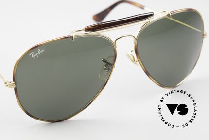 Ray Ban Outdoorsman II B&L G15 Mineral Gläser, 2nd hand im neuwertigen Zustand + neues RB Etui, Passend für Herren