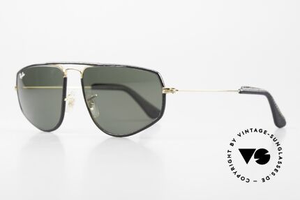 Ray Ban Fashion Metal 3 Limited Leder Edition 80er, hochwertige Bausch&Lomb Mineralgläser (B&L), Passend für Herren und Damen