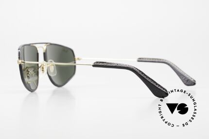 Ray Ban Fashion Metal 3 Limited Leder Edition 80er, KEINE Retrosonnenbrille, 100% vintage (35J. alt), Passend für Herren und Damen